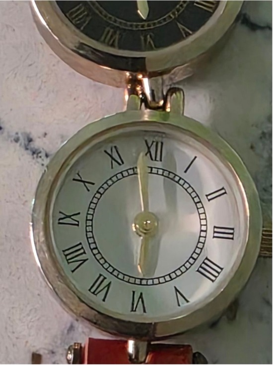 Unbranded Accessories - Women's Unbranded Red and Silver Dual Face Watch, One Size